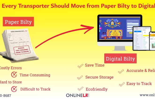 Why every transporter should move from paper bilty to digital LR